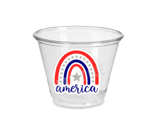 4th of July Party Cups, USA Party Cups, Independence Day Party Decorations, 4th of July Party Decorations, July 4th Party Supplies
