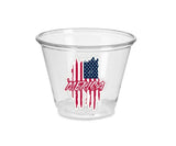 4th of July Party Cups, USA Party Cups, 'Merica Cups, Independence Day Party Decorations, 4th of July Party Decorations, July 4th Party