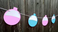 Gender Reveal Fishing Bobber Cupcake Toppers, Fishing Cupcake Toppers, Fishing Birthday, Fishing Party, Fishing Baby Shower