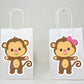 Monkey Goody Bags, Monkey Favor Bags, Monkey Goodie Bags, Monkey Gift Bags
