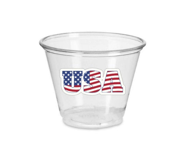 4th of July Party Cups, USA Party Cups, 'Merica Cups, Independence Day Party Decorations, 4th of July Party Decorations, July 4th Party
