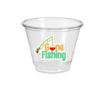 FISHING PARTY CUPS - Gone Fishing Party Fishing Party Favors Fishing Bobber Decorations Fishing Birthday Fishing Party Bait Bobber Fish Cups