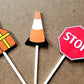 Construction Cupcake Toppers, Construction Party Cupcake Toppers, Construction Birthday, Construction Cone, Construction Vest, Stop Sign