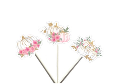 Pumpkin Garland, Pumpkin Banner, Little Pumpkin Banner, Little Pumpkin Garland, Pink Pumpkin Pink and Gold Pumpkin