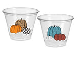 PUMPKIN PARTY CUPS - Little Pumpkin First Birthday Decoration Little Pumpkin Party Fall Baby Shower Fall Party Cups Thanksgiving Cups