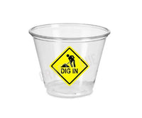 CONSTRUCTION PARTY CUPS - Dig In Party Cups Treat Cup Construction Truck Birthday Construction Truck Party Construction Party Favor Dump