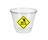 CONSTRUCTION PARTY CUPS - Dig In Party Cups Treat Cup Construction Truck Birthday Construction Truck Party Construction Party Favor Dump