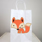 Fox Goody Bags, Fox Favor Bags, Fox Party Bags, Fox Birthday Favor Bags, Fox Baby Shower, Woodland Party Favors, Woodland Birthday