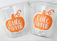 LITTLE PUMPKIN CUPCAKE Toppers - Pumpkin Cupcake Toppers Pumpkin Cake Toppers, Little Pumpkin Birthday, Pumpkin Party, Pink and Gold Pumpkin