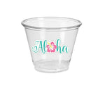 LUAU PARTY CUPS - Aloha Party Cups Luau Party Decoration, Luau Party Supplies Luau Baby Shower Tropical Party Decorations Hawaii Party Luau