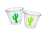 CACTUS PARTY CUPS - Cactus Birthday Fiesta Cups Cactus Party Decorations Cactus Baby Shower Decorations Llama Birthday Decorations Cactus