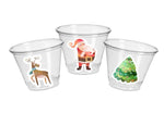 CHRISTMAS PARTY CUPS- Christmas Decorations Christmas Party Supplies Christmas Party Favors Christmas Gift Christmas Cup Holiday Party Santa