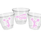 CHEERLEADING PARTY CUPS - Cheer Party Cups Cheerleader Party Cups Cheer Birthday Party Cheer Party Favors Cheer Baby Shower Cups Cheer Squad