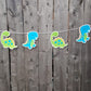 Dinosaur Garland, Dinosaur Banner, Dinosaur Photo Prop, Dinosaur Birthday, Dinosaur Party