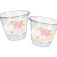 PINK PUMPKIN PARTY Cups - Pink Pumpkin Party Pink and Gold Pumpkin Cups Little Pumpkin Fall Baby Shower Pink Pumpkin Little Pumpkin Cups