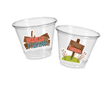 FISHING PARTY CUPS - Fishing Cups Fishing Party Decorations The Big One Fishing Birthday Decorations Fishing Baby Shower Decorations Fishing