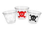 PIRATE PARTY CUPS - Pirate Cups Pirate Birthday Pirate Party Decorations Pirate Birthday Party Pirate Party Supplies Pirate Happy Birthday