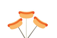 Hot Dog Garland / Hot Dog Banner, Fast Food Banner, Fast Food Garland, Photo Prop