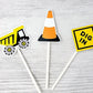 Construction Cupcake Toppers - Dig In Cupcake Topper Construction Party Construction Birthday Party Construction Party Decorations Dig In