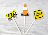 Construction Cupcake Toppers - Dig In Cupcake Topper Construction Party Construction Birthday Party Construction Party Decorations Dig In