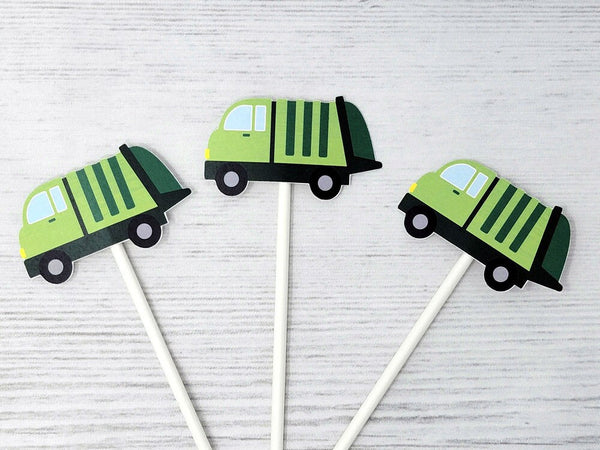 Garbage Truck Cupcake Toppers (11017314P)