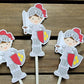 Knight Cupcake Toppers, Knight Cupcake Picks, Knight Birthday Party, Castle Party - 31220854A