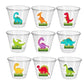 DINOSAUR PARTY CUPS - Dinosaur Treat Cups Dinosaur Birthday Dinosaur Party Dinosaur Party Favors Dinosaur Decorations Dinosaur Favors 1st