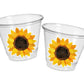 SUNFLOWER PARTY CUPS - Sunflower Cups Fall Birthday Decoration Sunflower Party Fall Baby Shower Fall Party Cups Thanksgiving Cups