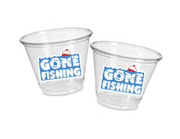 FISHING PARTY CUPS - Gone Fishing Party Fishing Party Favors Fishing Bobber Decorations Fishing Birthday Fishing Party Bait Bobber Fish Cups