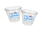 FISHING PARTY CUPS - Gone Fishing Party Fishing Party Favors Fishing Bobber Decorations Fishing Birthday Fishing Party Bait Bobber Fish Cups