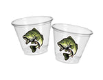 FISHING PARTY CUPS - Fishing Cups Fishing Party Decorations The Big One Fishing Birthday Decorations Fishing Baby Shower Decorations Fishing