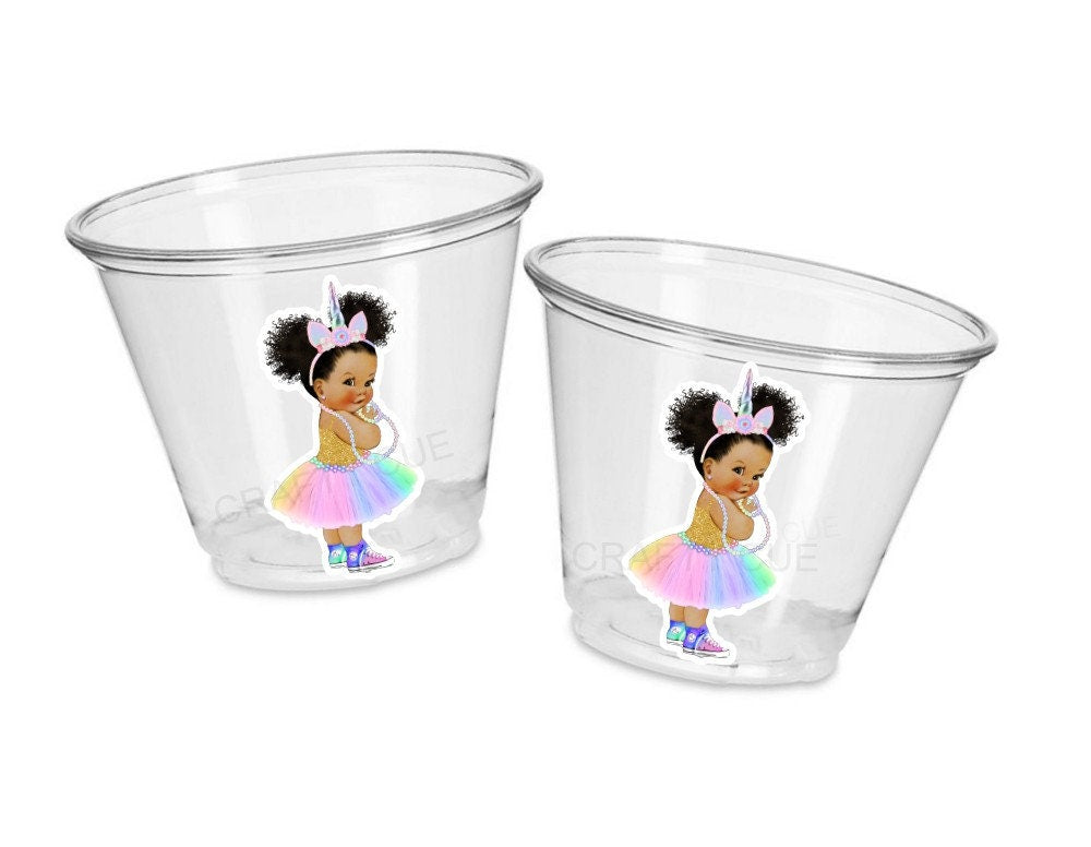 Princess Baby Shower Cupcake Toppers - Princess Cupcake Toppers, Pink Gold Cupcake Toppers, Ballerina Cupcake Toppers, Unicorn Princess