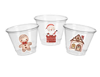 CHRISTMAS PARTY CUPS- Christmas Decorations Christmas Party Supplies Christmas Party Favors Christmas Gift Christmas Cup Gingerbread Man Cup