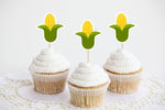 Train Cupcake Toppers, Train Birthday Party Cupcake Toppers - Red Blue Green (42171134P)