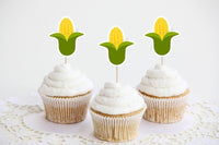 Train Cupcake Toppers, Train Birthday Party Cupcake Toppers - Red Blue Green (42171134P)