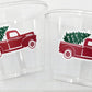 CHRISTMAS PARTY CUPS - Christmas Decorations Christmas Party Supplies Red Truck Cups Christmas Party Favors, Christmas Gifts Christmas Cups