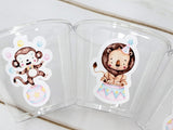 CIRCUS PARTY CUPS - Circus Birthday Cups Circus Party Favors Circus Party Cups Circus Baby Shower Circus Birthday Circus Party Decorations