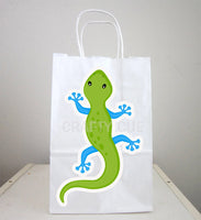 Lizard Goody Bags, Lizard Favor Bags, Lizard Gift Bags, Lizard Party Bags, Reptile Party Favors