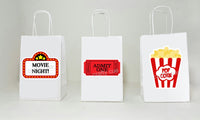 Movie Party Goody Bags, Movie Goody Bags, Movie Night Favor Bags