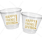 FRIENDSGIVING PARTY CUPS - Friendsgiving Cups Friendsgiving Decorations Friendsgiving Party Supplies Friendsgiving Party Favors Thanksgiving