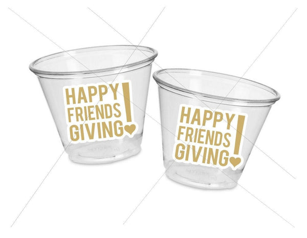 FRIENDSGIVING PARTY CUPS - Friendsgiving Cups Friendsgiving Decorations Friendsgiving Party Supplies Friendsgiving Party Favors Thanksgiving