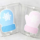 WINTER PARTY CUPS -  Mitten Cups Winter Party Favor Cups Winter Baby Shower Decorations Winter Baby Sprinkle Cups Mittens Snowflakes Cups