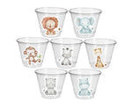 SAFARI PARTY CUPS  - Safari Birthday Cups Safari Birthday Safari Party Safari Decorations Safari Baby Shower Safari Favors Jungle Party Cups