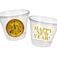 NEW YEAR'S PARTY Cups - New Years Eve Cups New Years Eve Party Favors New Years Party Cups Nye Party Decorations 2022 Cups Toast Cups Clock