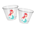 MERMAID PARTY CUPS - Mermaid Birthday Cups Mermaid Party Cups Mermaid Party Decorations Mermaid Party Favors Mermaid Mermaid Party Decor