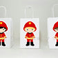 Fireman Goody Bags, Firefighter Goody Bags, Fireman Favor Bags, Firefighter Favor Bags, Firetruck Birthday Party, Goody Bags, Favor Bags