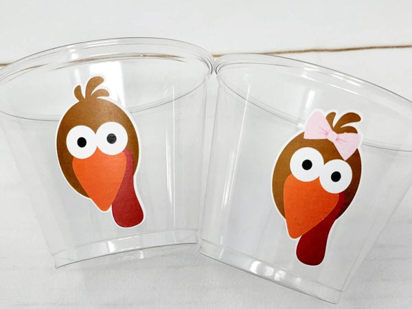 THANKSGIVING PARTY CUPS - Thanksgiving Kids Cups Pilgrim Party Cups Thanksgiving Party Supplies Turkey Party Cups Thanksgiving Decoration