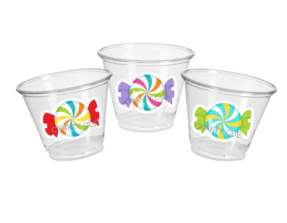 CANDY PARTY CUPS - Candy Cups Candy Birthday Cups Christmas Party Cups Christmas Decorations Candy Birthday Christmas Party Favors Sweet 16