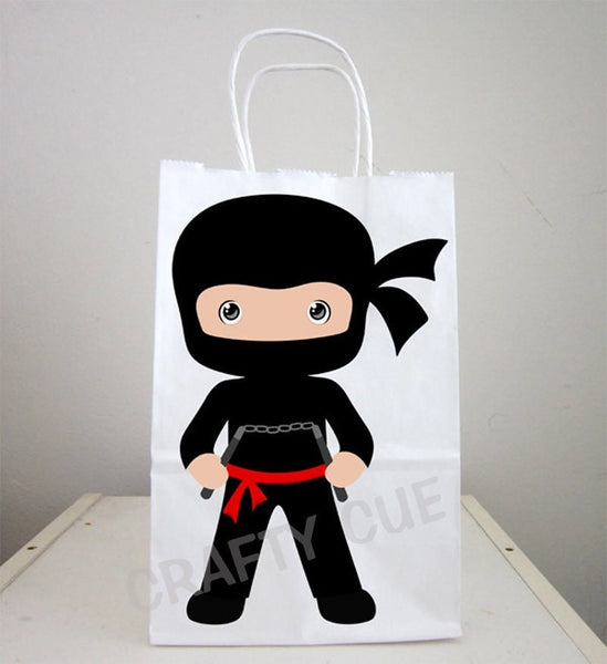 Ninja Goody Bags, Ninja Favor Bags, Ninja Party Bags, Karate Goody Bags, Boy Ninja, Boy Karate