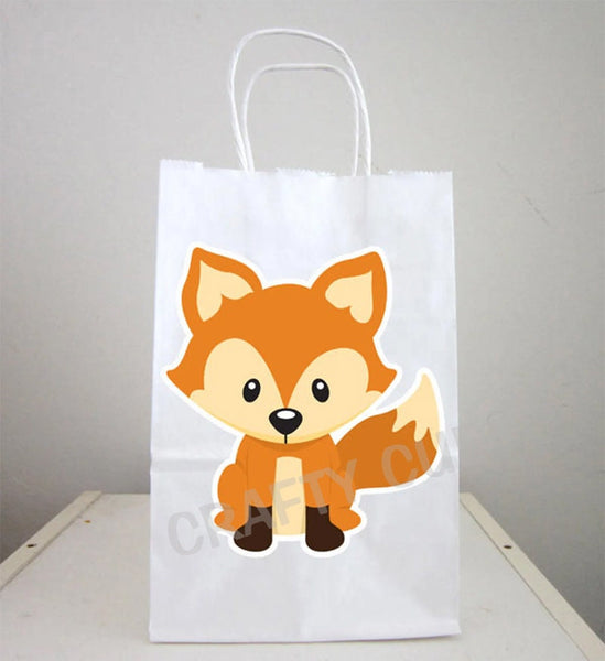 Fox Goody Bags, Fox Favor Bags, Fox Party Bags, Fox Birthday Favor